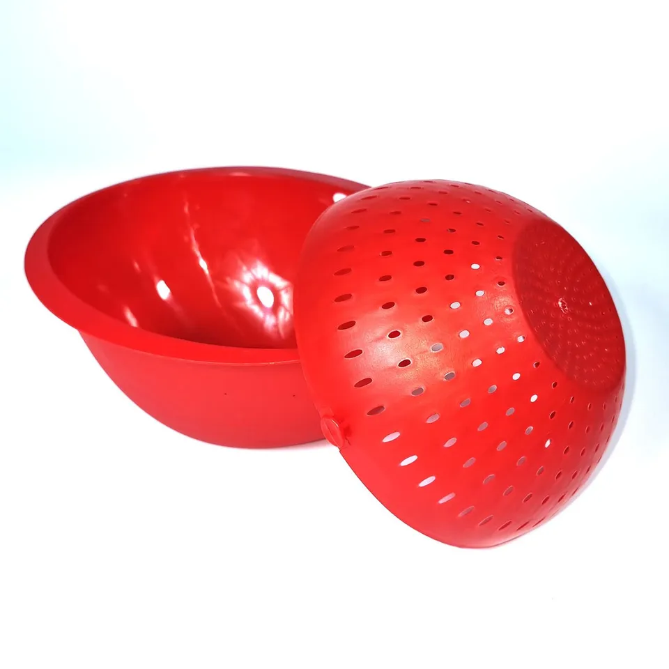 Escorredor Giratório e Bowl Multiuso - Utilidades Domésticas Poly Play, foto do produto em fundo branco