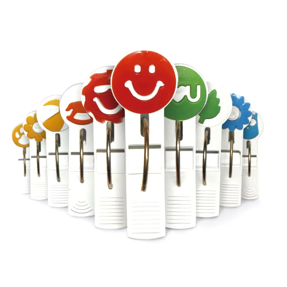 Prendedor Multiuso PrendMania 24un - Lavanderia Poly Play, foto do produto em fundo branco